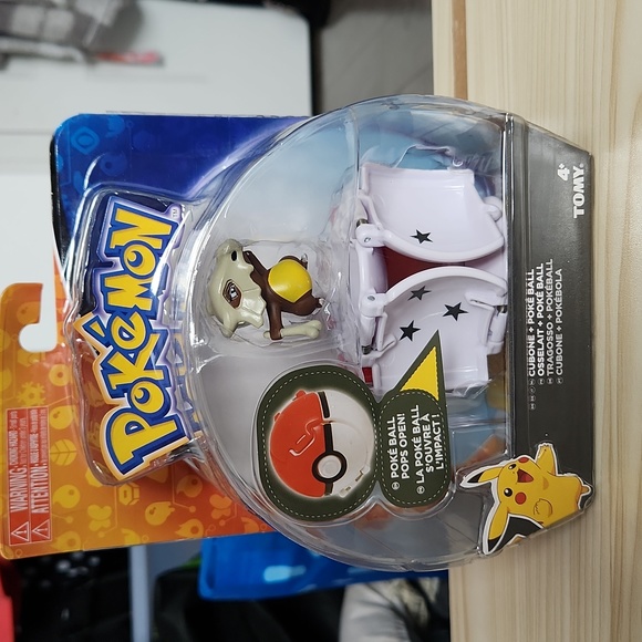Pokémon Cubone Pokéball action Tomy 2017 - Picture 1 of 5